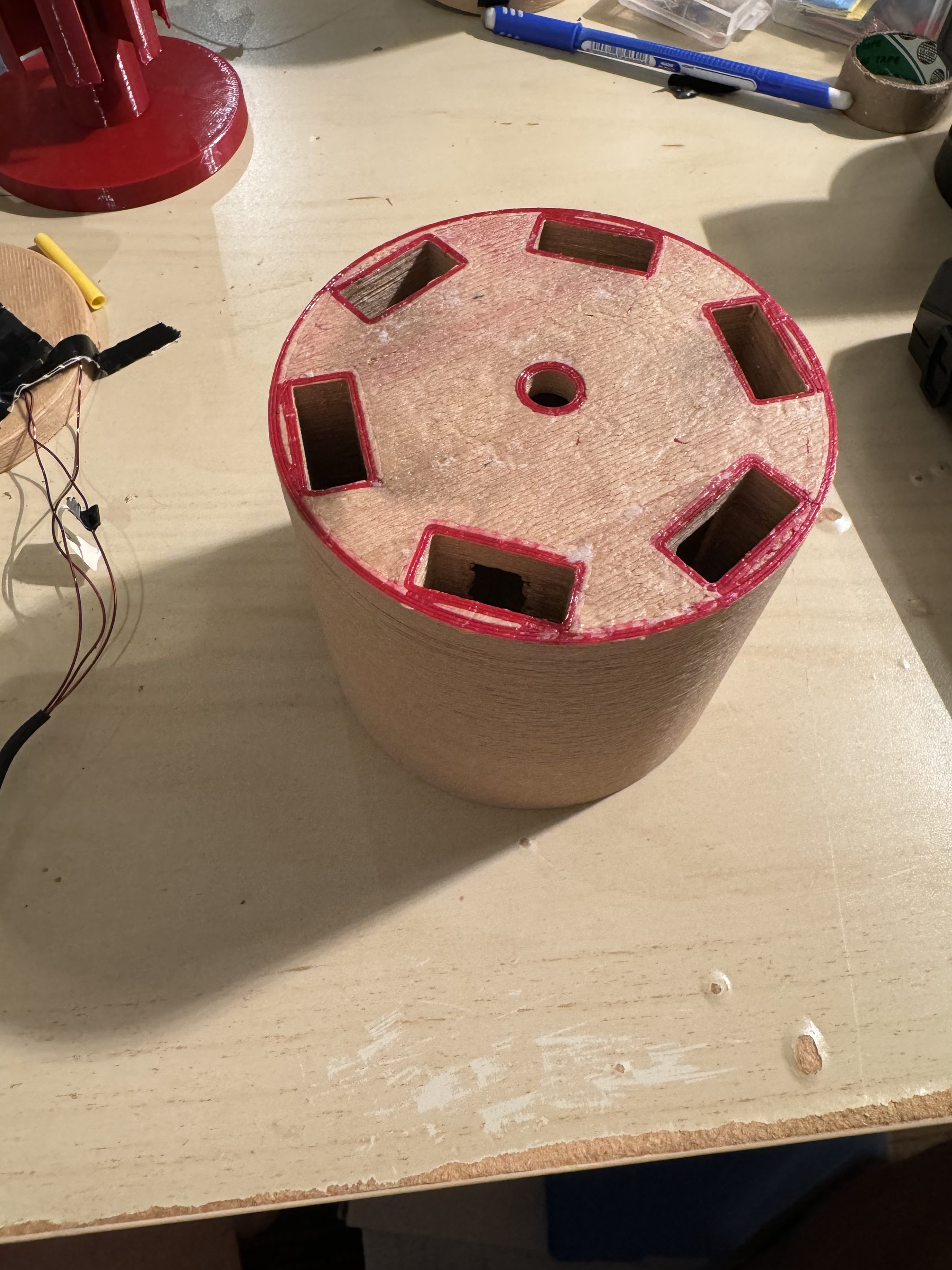 Revised rotor with corrected magnet pockets